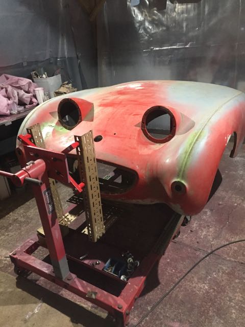 Starting work on the bonnet