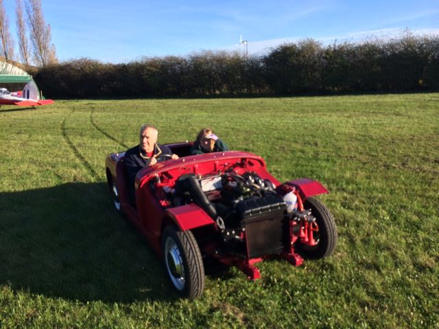 First run down the airstrip